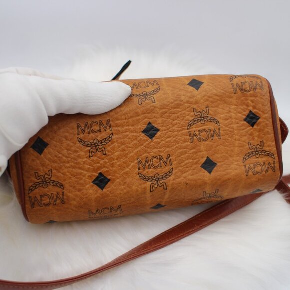 MCM Mini Boston Bandoulière - Picture 14 of 16